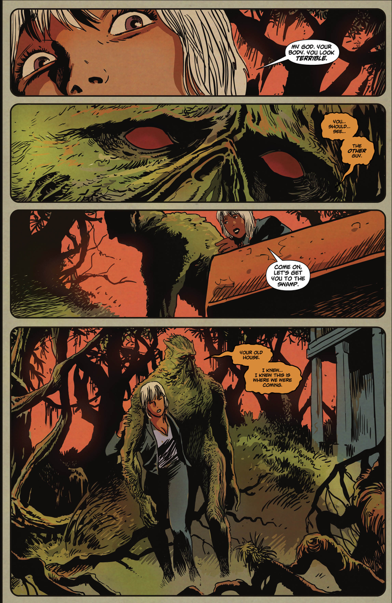 Illustration for article titled Read a sneak preview of the next issue of Swamp Thing